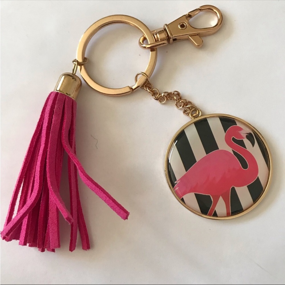 Key chain- flamingo